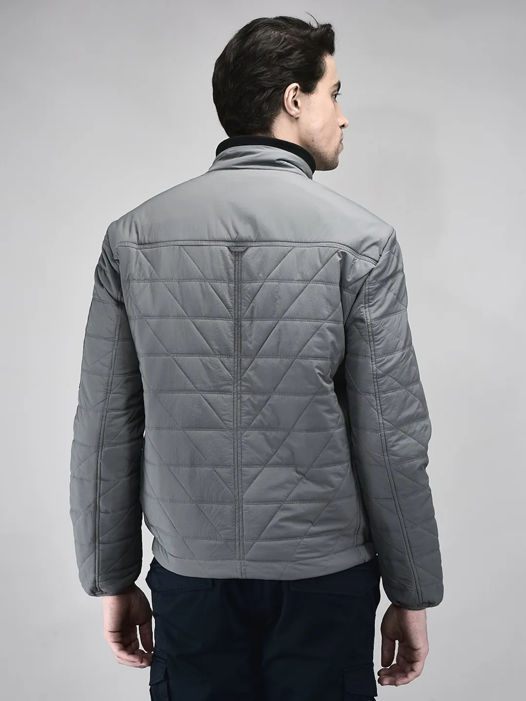 Woodland Men Wild Dove Quilted Nylon Jacket - Thumbnail 7