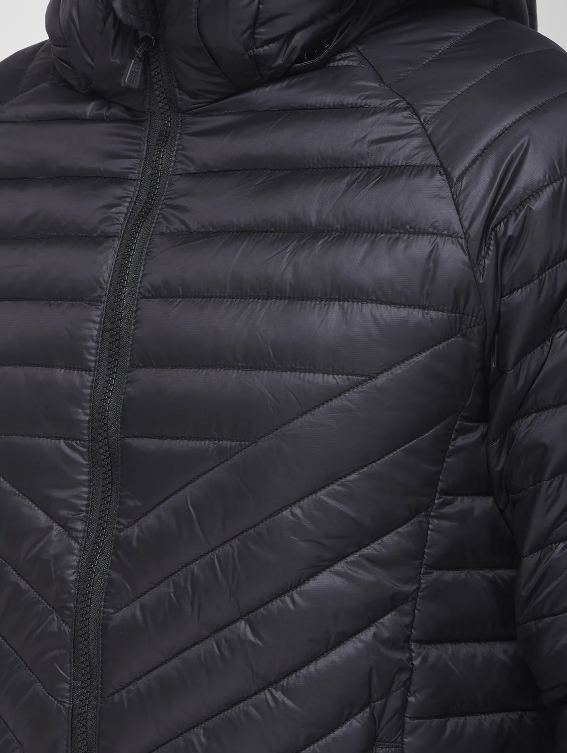 Black jacket for men with hood - Thumbnail 4