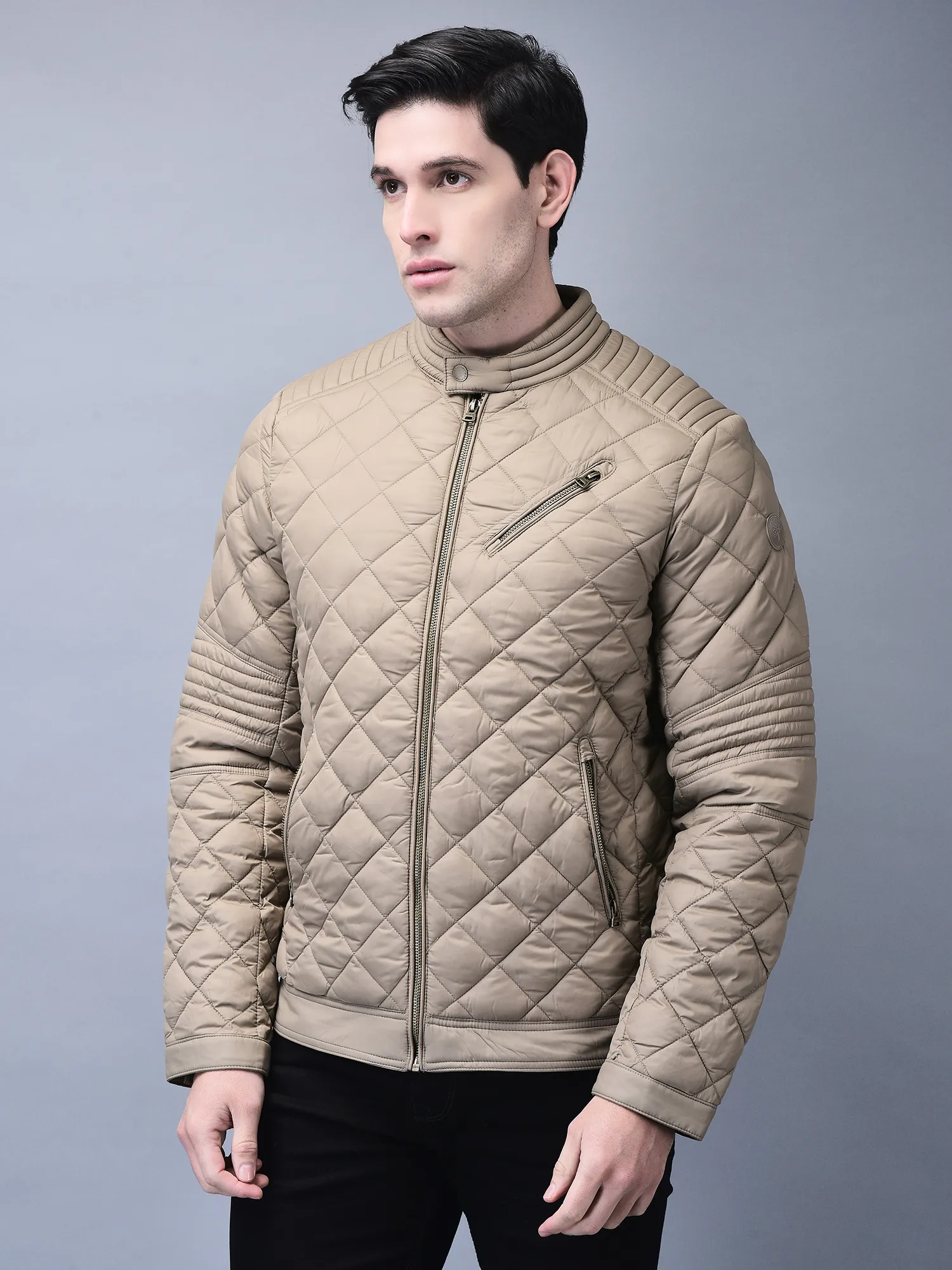 Beige jacket for men - Thumbnail 2