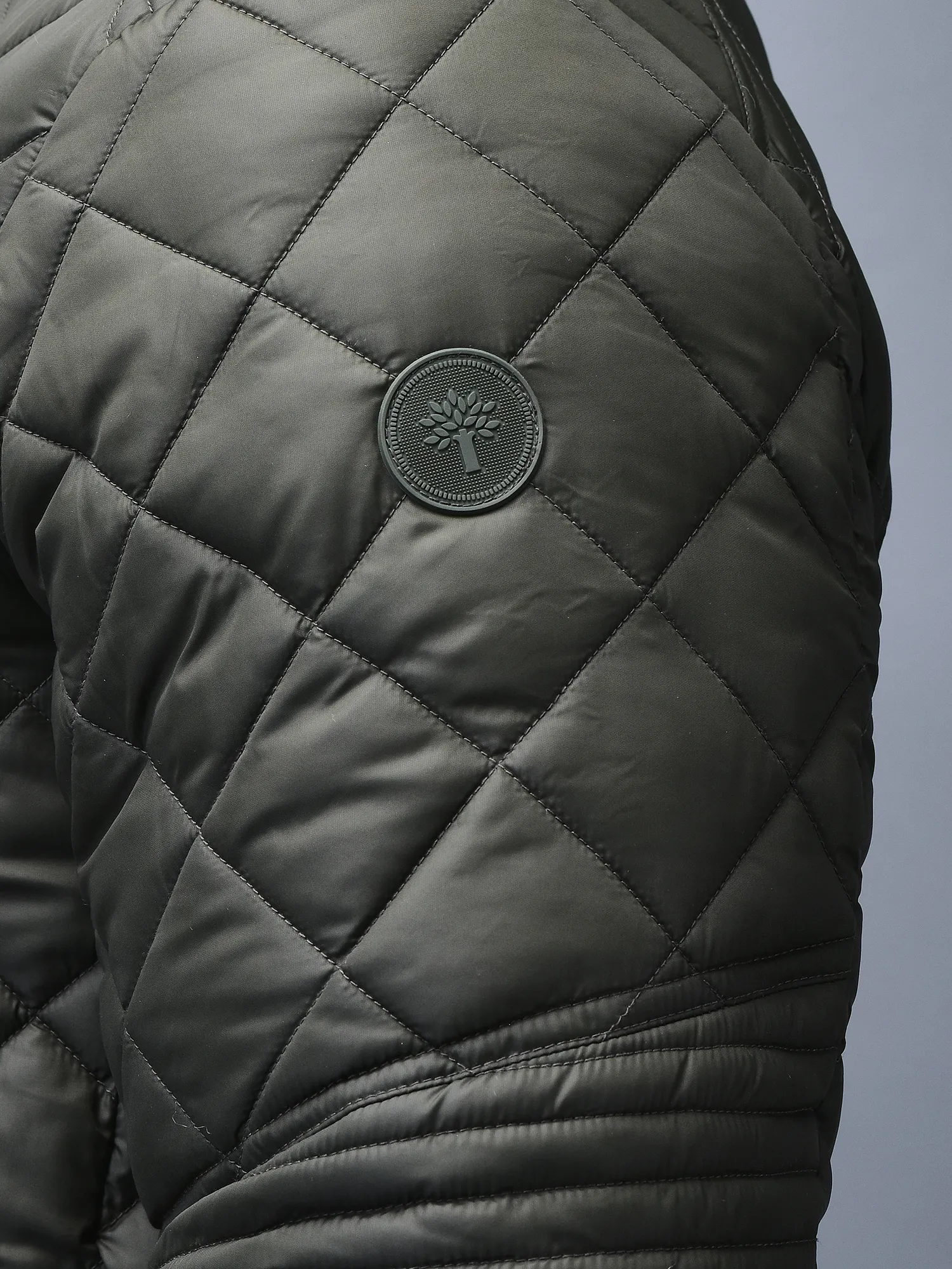 Olive jacket for men - Thumbnail 5