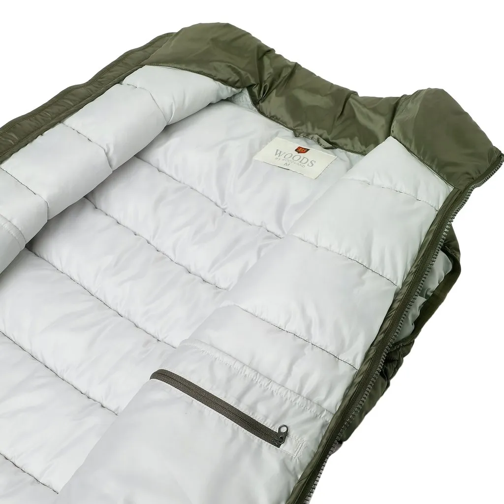 Green Sleeveless Jacket for Men - Thumbnail 4