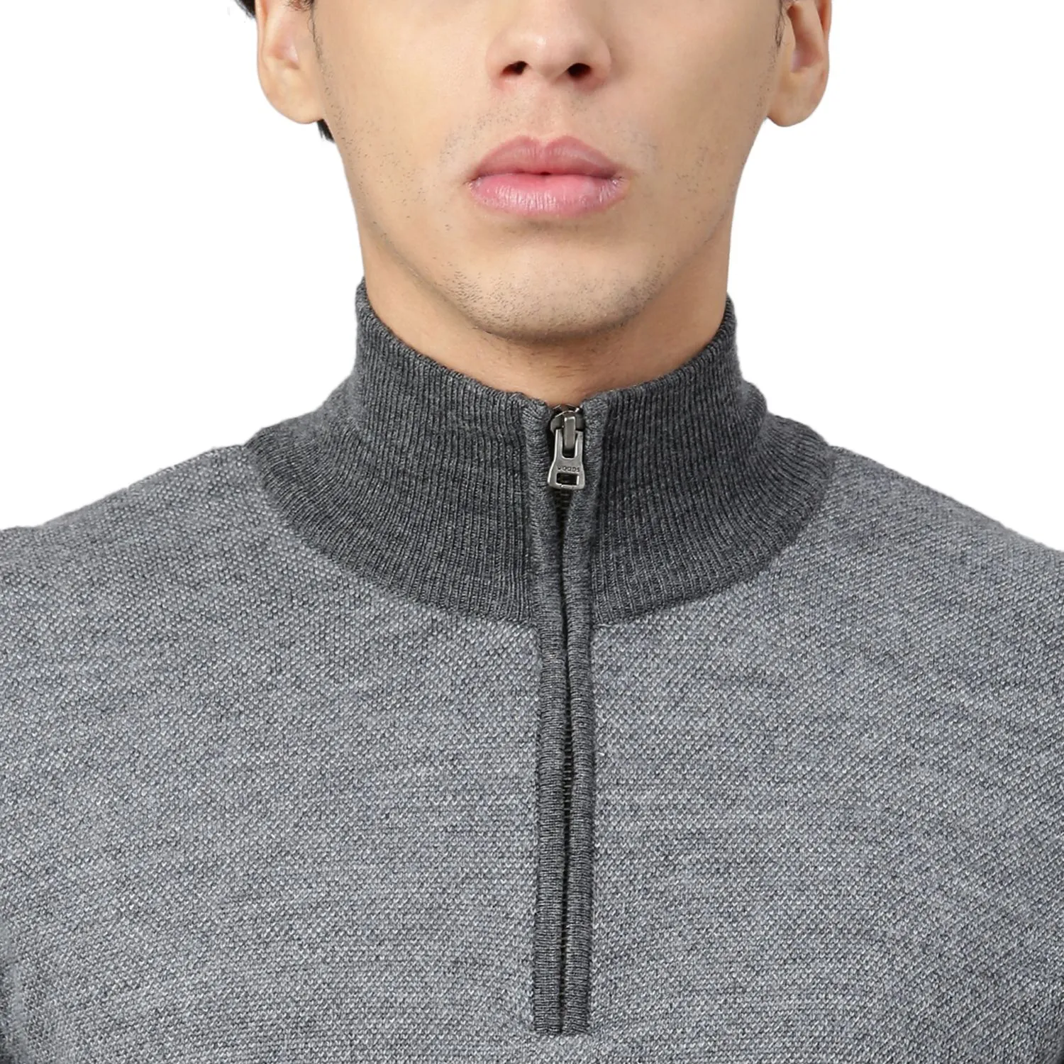 Grey Anthra pullover for men - Thumbnail 5