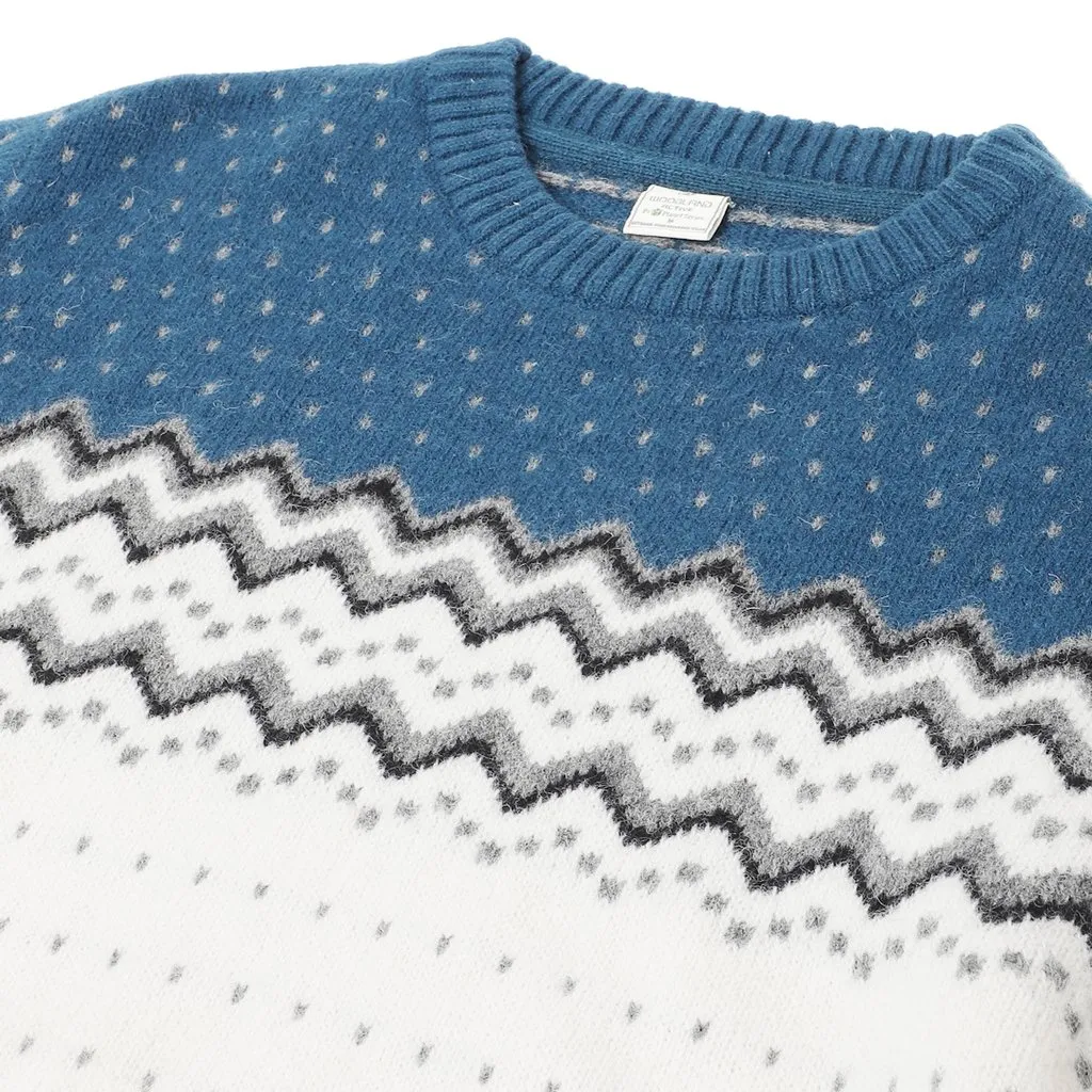 Cream Multi Pullover for Men - Thumbnail 4