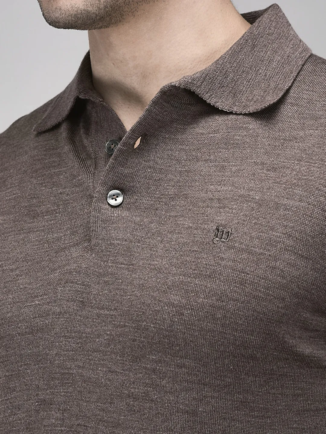 Woods Mouse Polo Jumper For Men - Thumbnail 4
