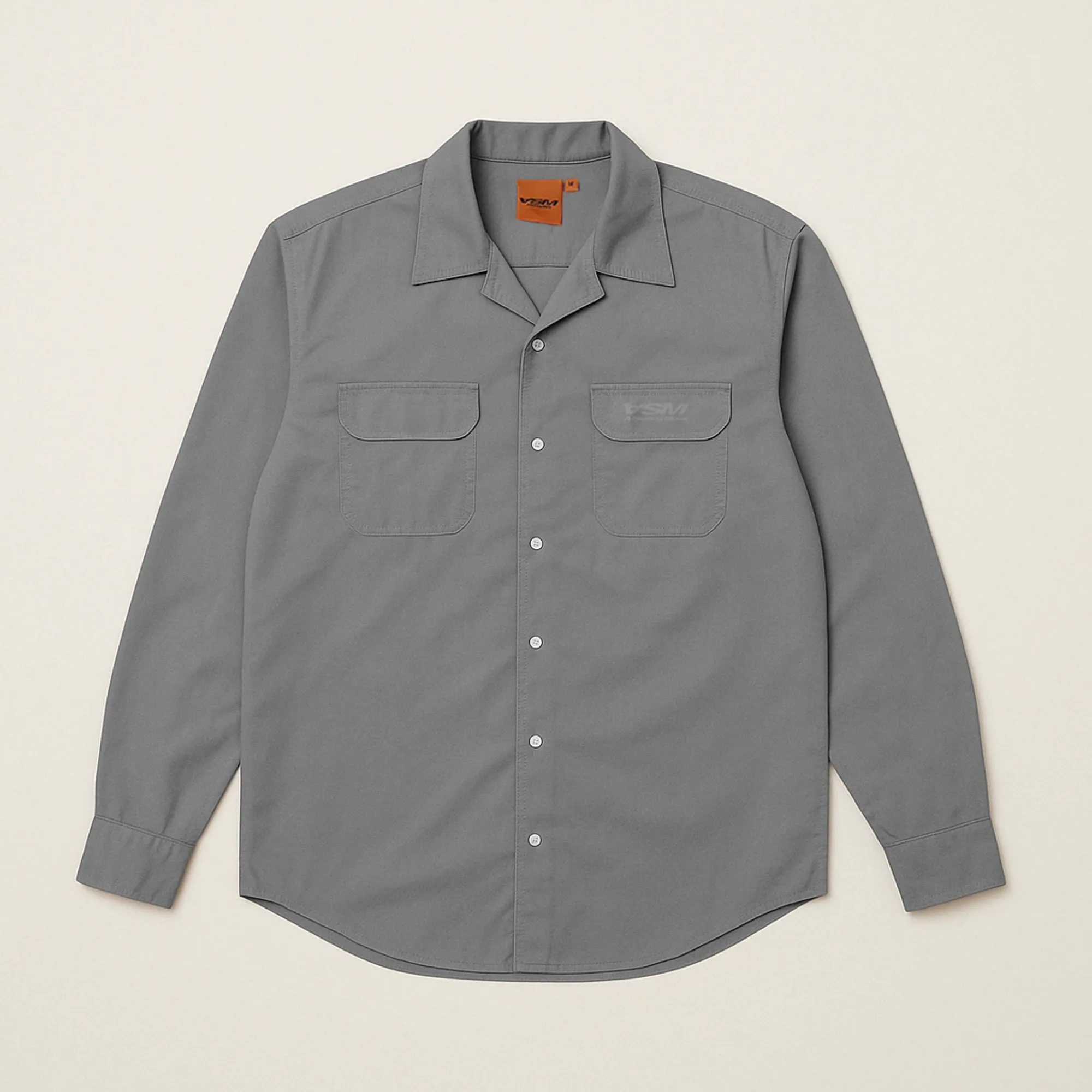 Skating Monk Charcoal Grey  Men Shirt - Thumbnail 8