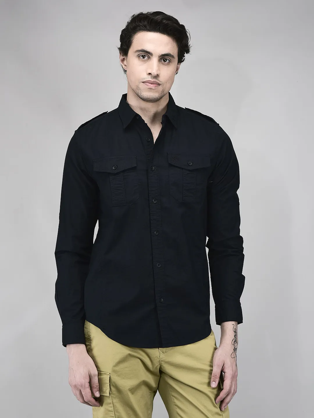 woodland-dnavy-shirt-for-men