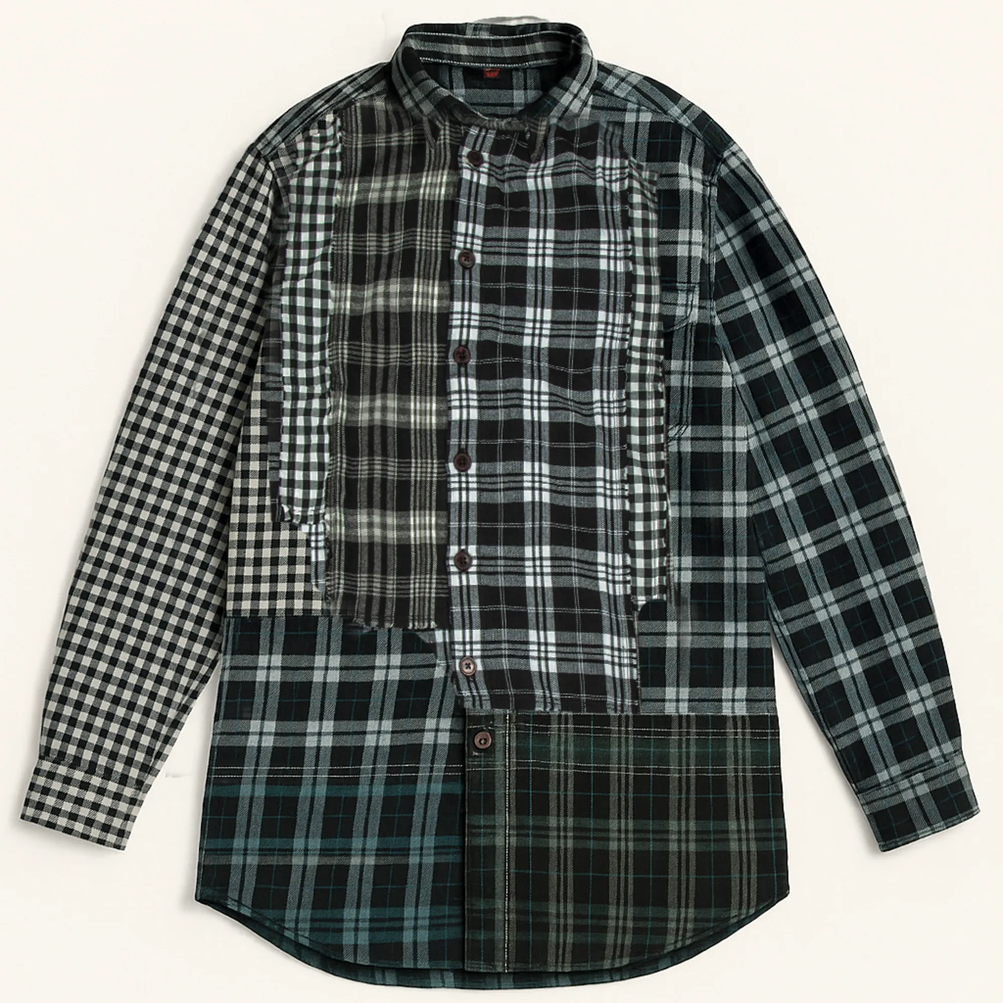 Rustic Check Brown Cotton Shirt - Thumbnail 9