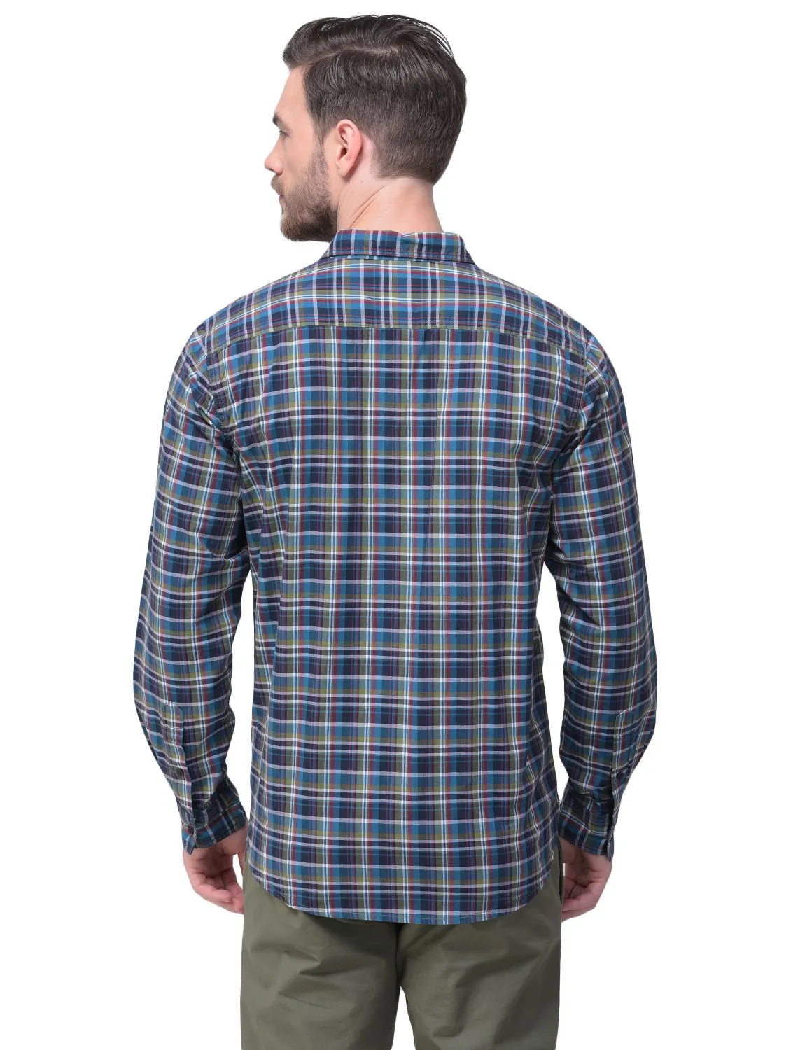 OLIVE MULTI coloured Check Shirt - Thumbnail 4