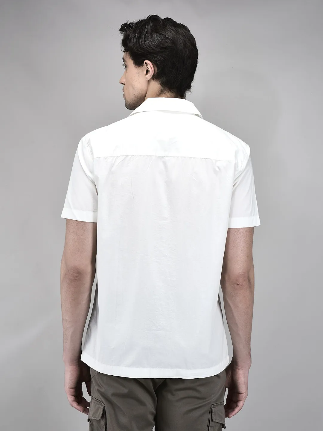 Woodland White Men Shirt - Thumbnail 6