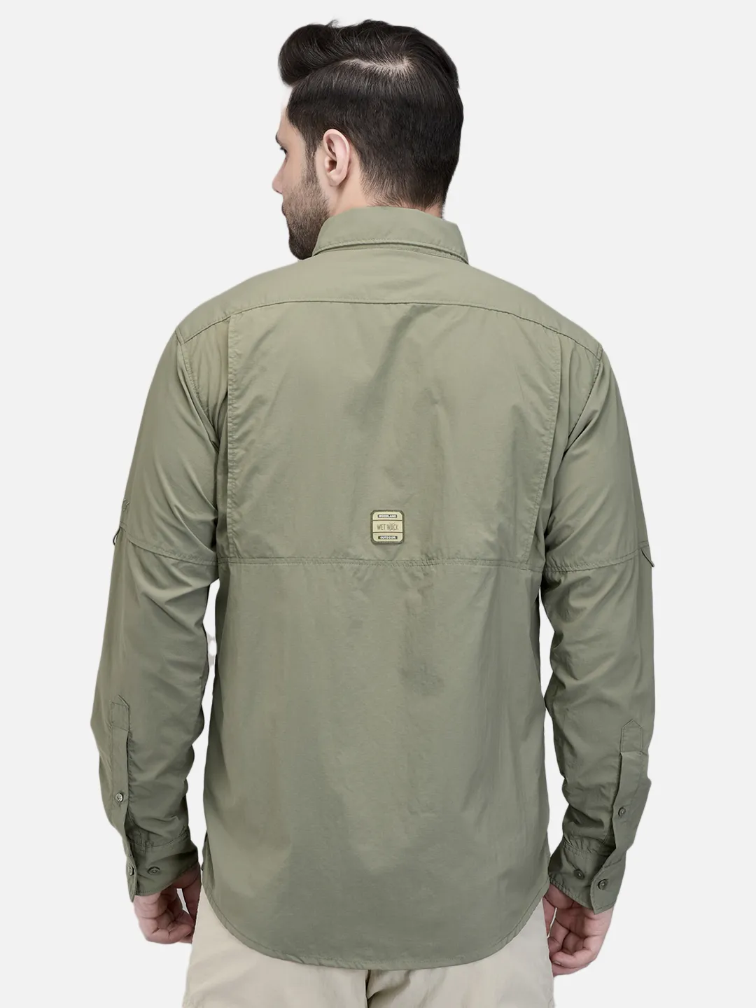 Woodland Men Olive FS Fishing Shirt 6