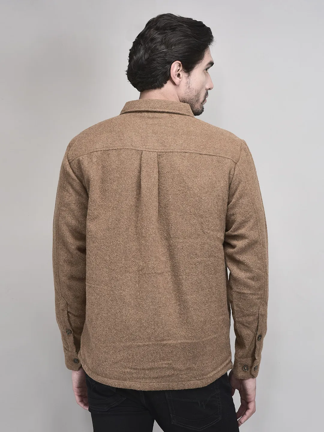 Woodland Camel Men Prewinter Shirt - Thumbnail 7