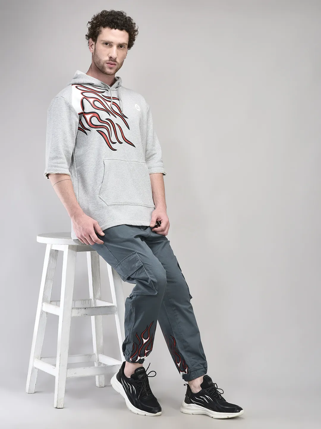 Urban Chill Grey Sweatshirt - Thumbnail 3