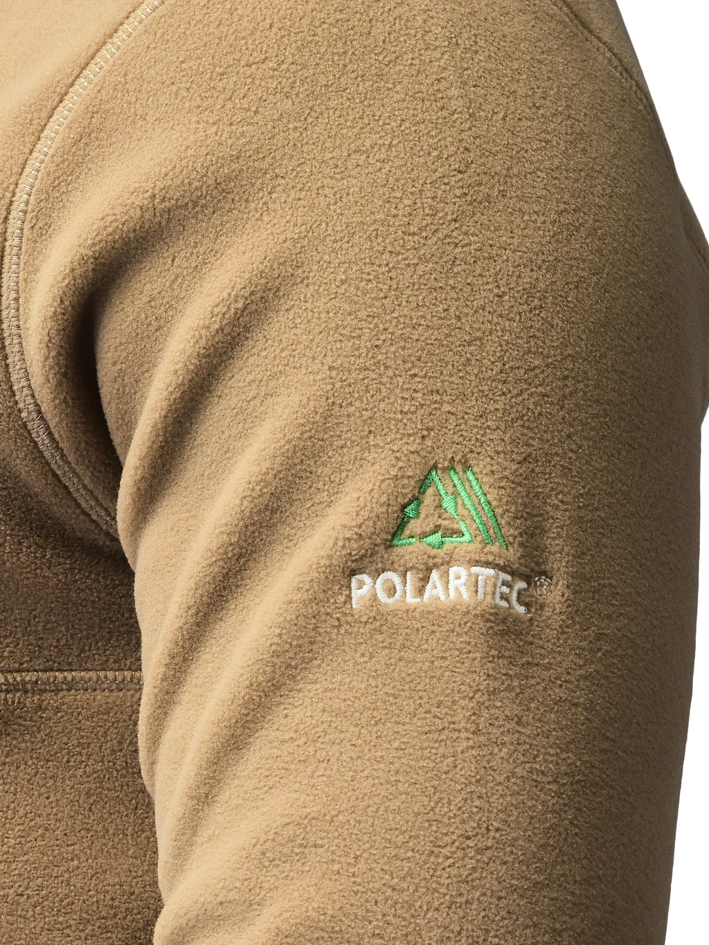 Explore Brown high-Neck Fleece Sweatshirt for Men - Thumbnail 5