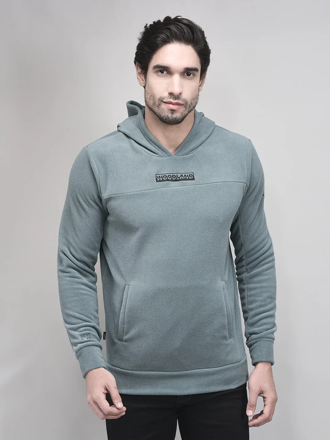 insulating-blue-polar-fleece-hoodie-for-men