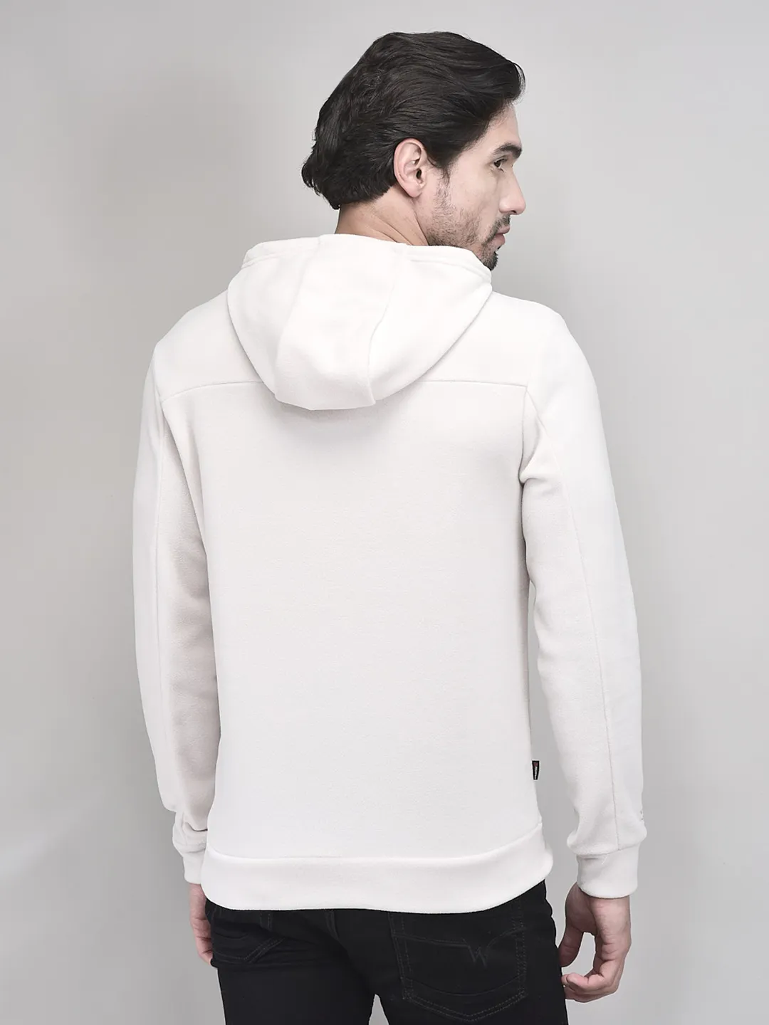 Insulating Moonbeam Polar Fleece Hoodie For Men - Thumbnail 8