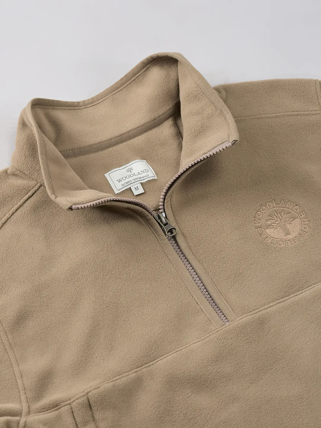 Woodland Otter Cozy Polar Fleece Sweatshirt For Men - Thumbnail 5