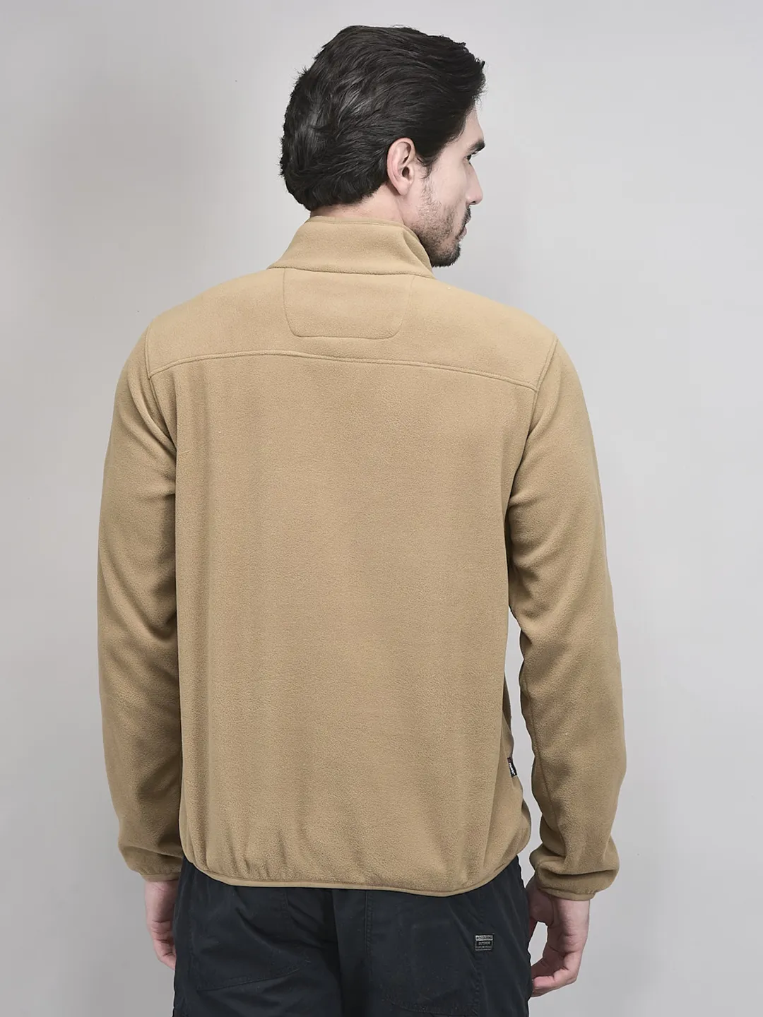 Woodland Otter Cozy Polar Fleece Sweatshirt For Men - Thumbnail 7