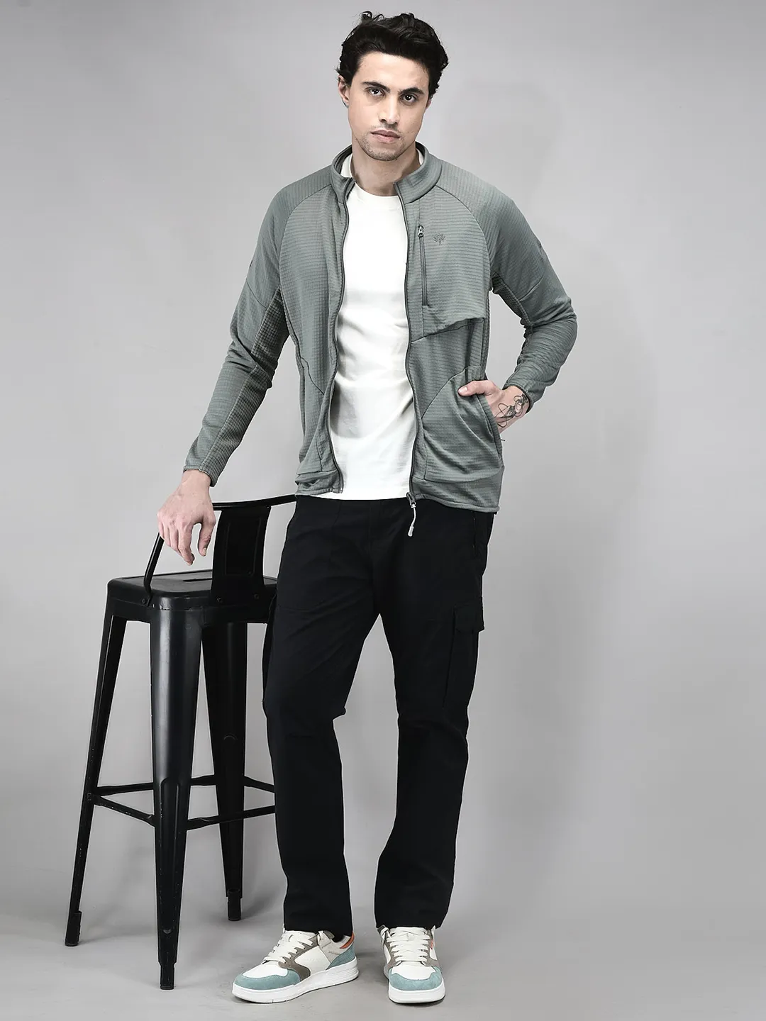 Men Dolive Outdoor Zip-Front Sweatshirt - Thumbnail 8
