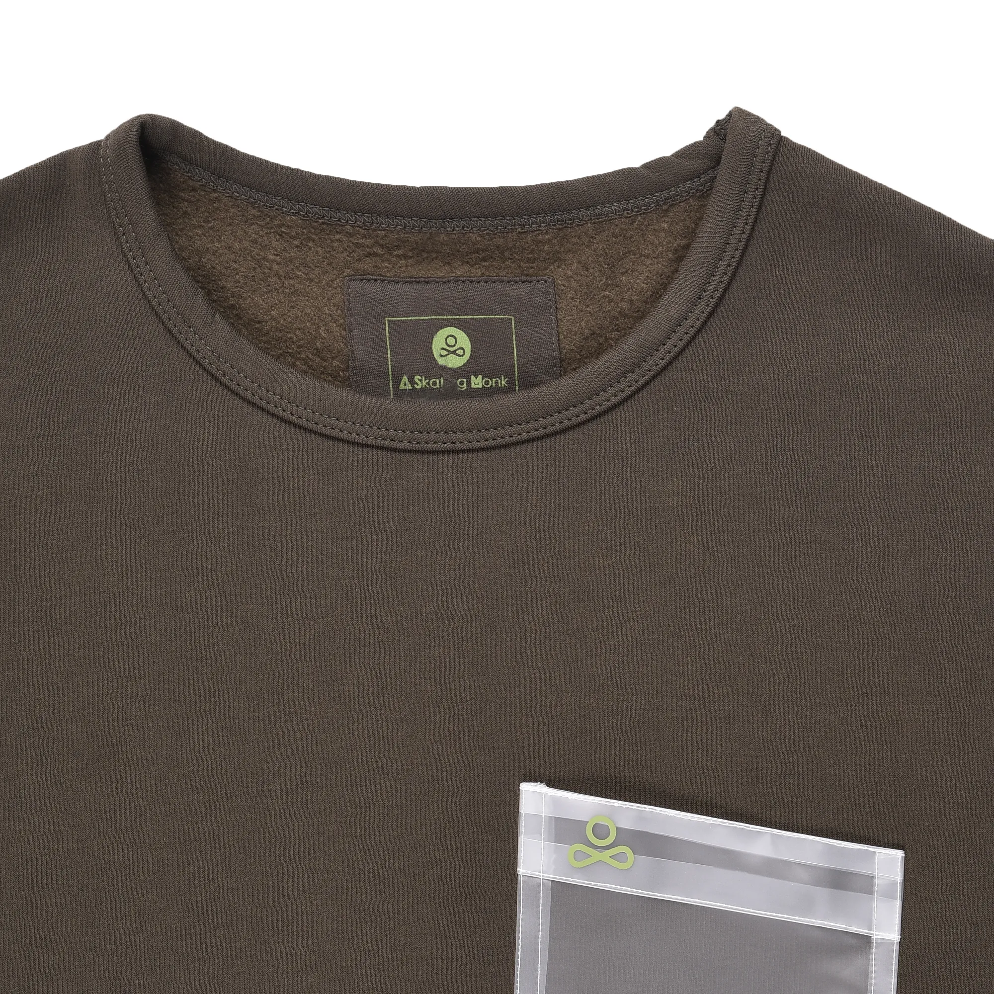 Olive sweatshirt - Thumbnail 3