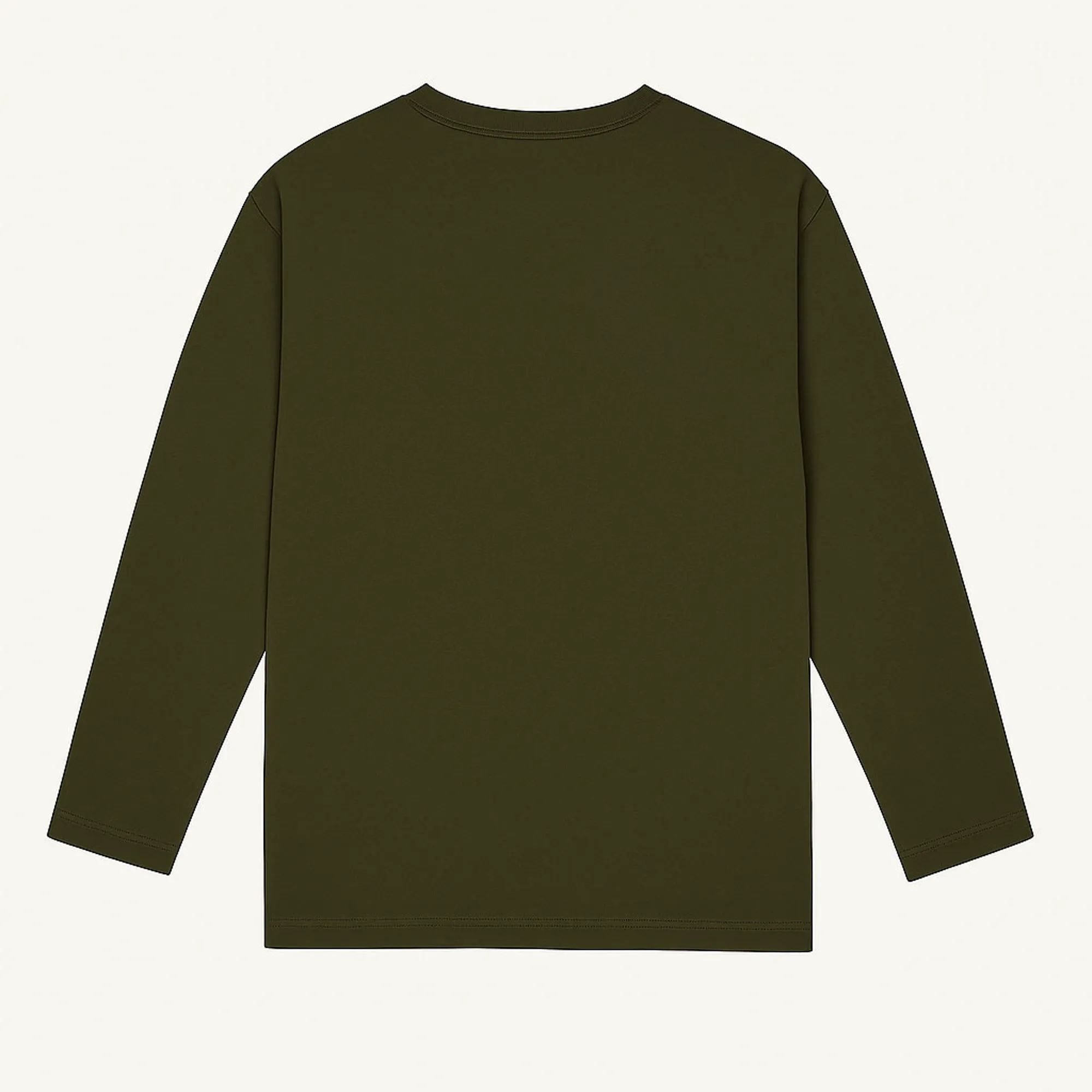 Olive sweatshirt - Thumbnail 14