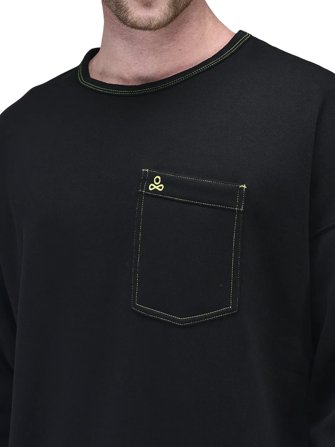 Black/neon sweatshirt - Thumbnail 7
