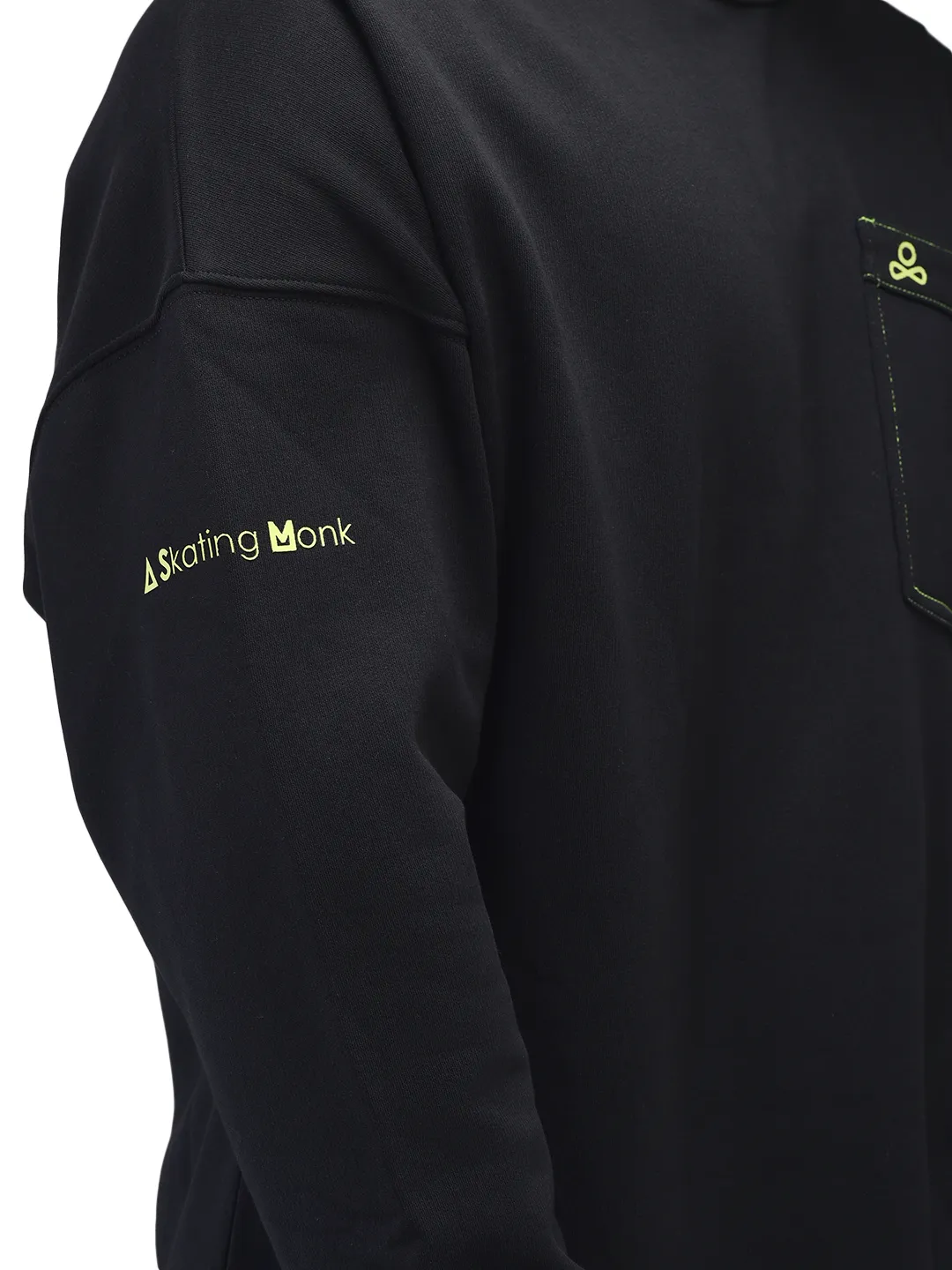 Black/neon sweatshirt - Thumbnail 8