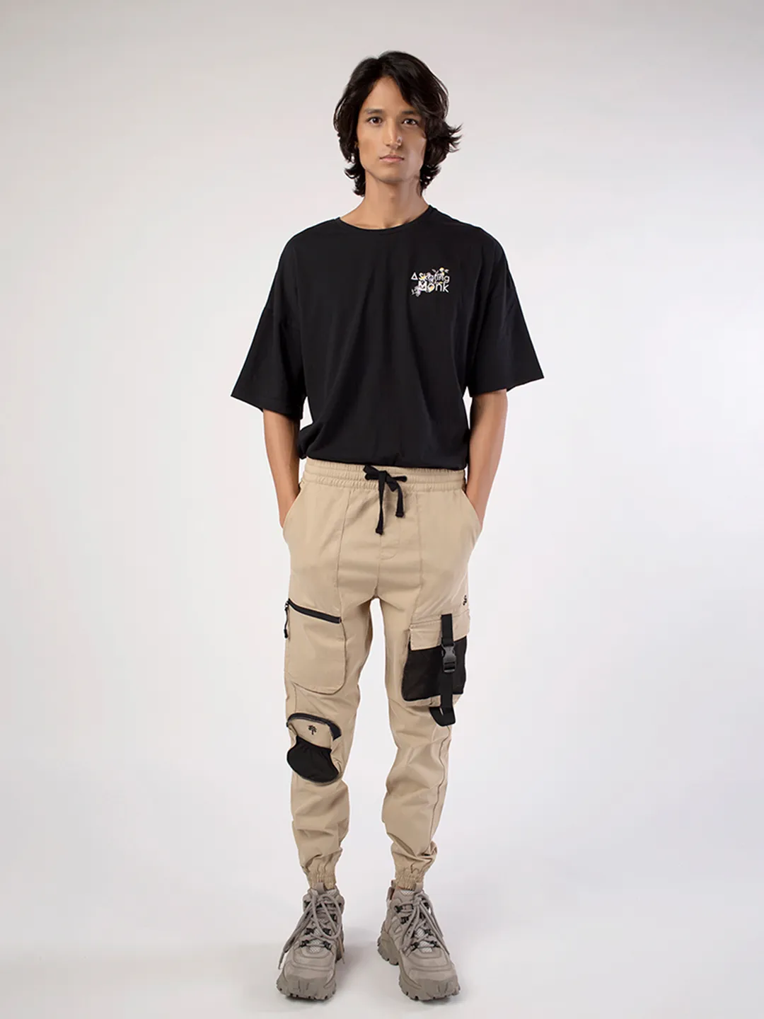 Pebble cargo trousers - Thumbnail 8