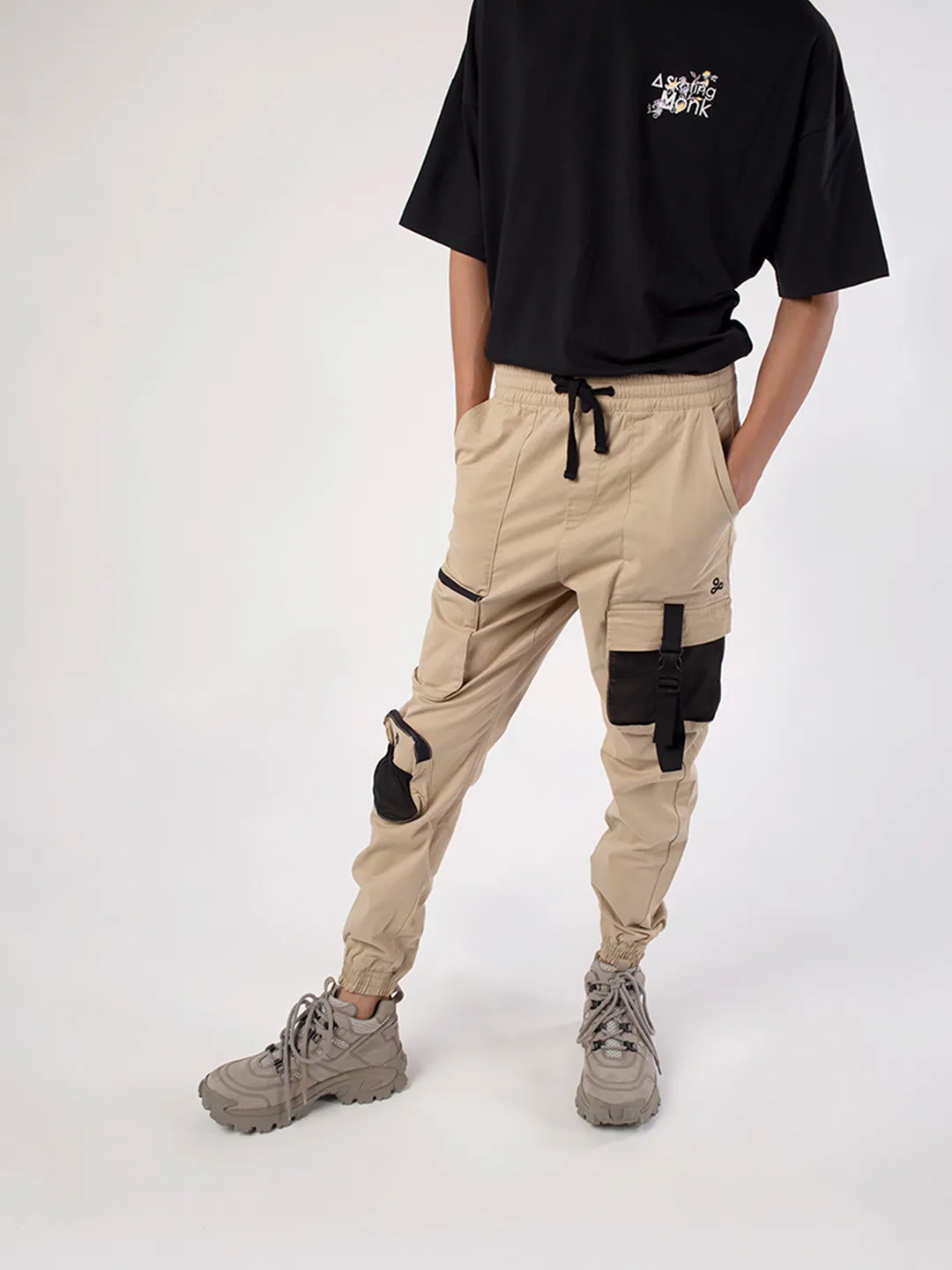 Pebble cargo trousers - Thumbnail 9