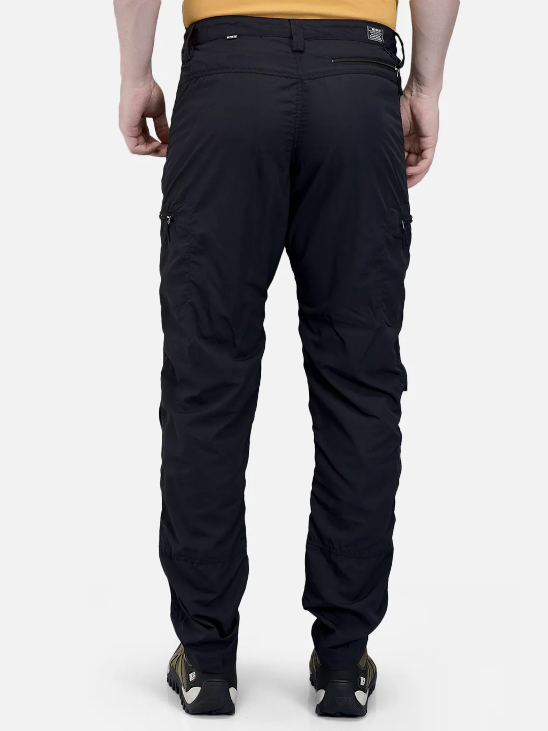 Woodland Men Black Nylon Cargo Pants 6