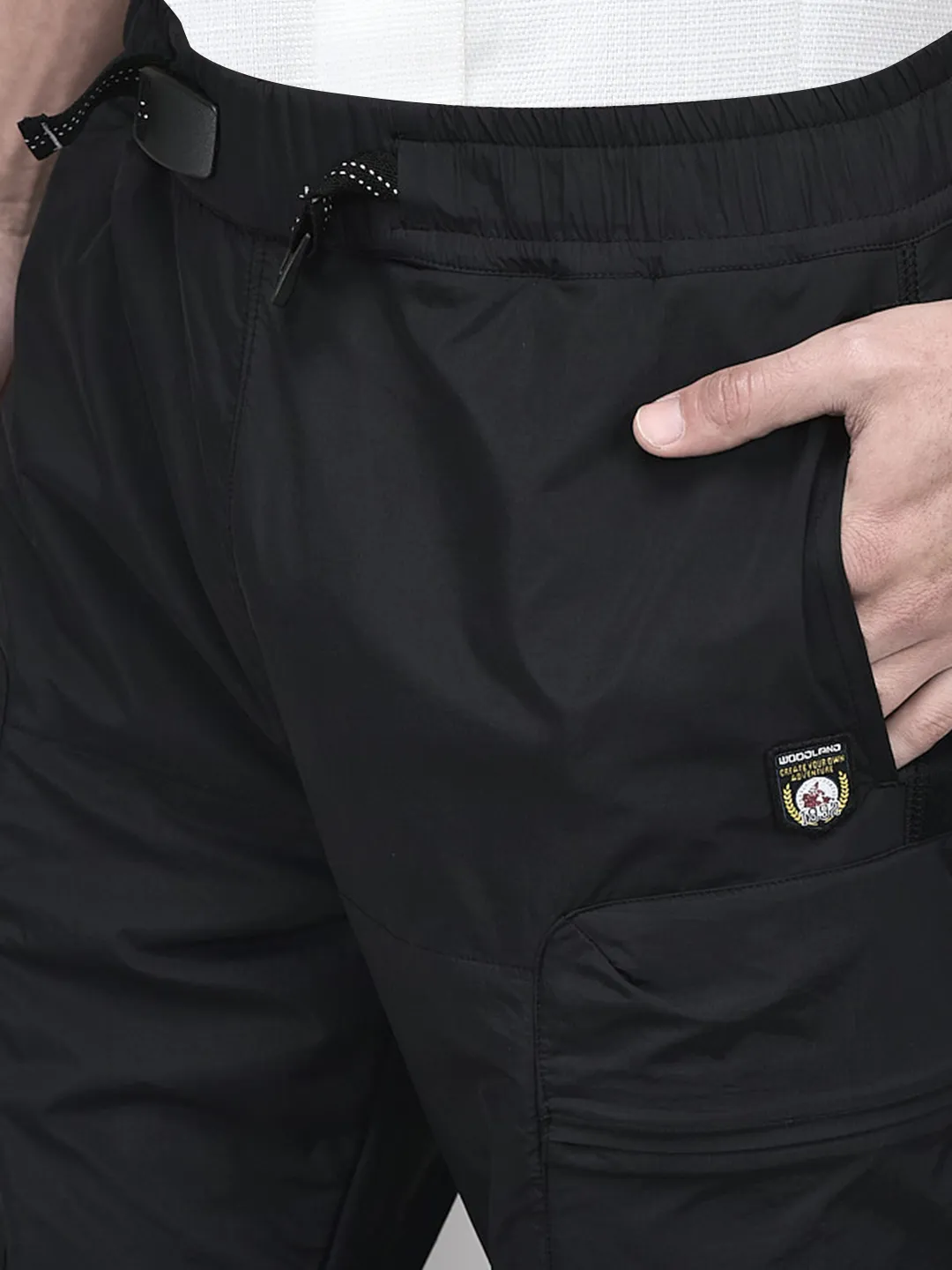 Premium Design Men Black Track Bottom - Thumbnail 4