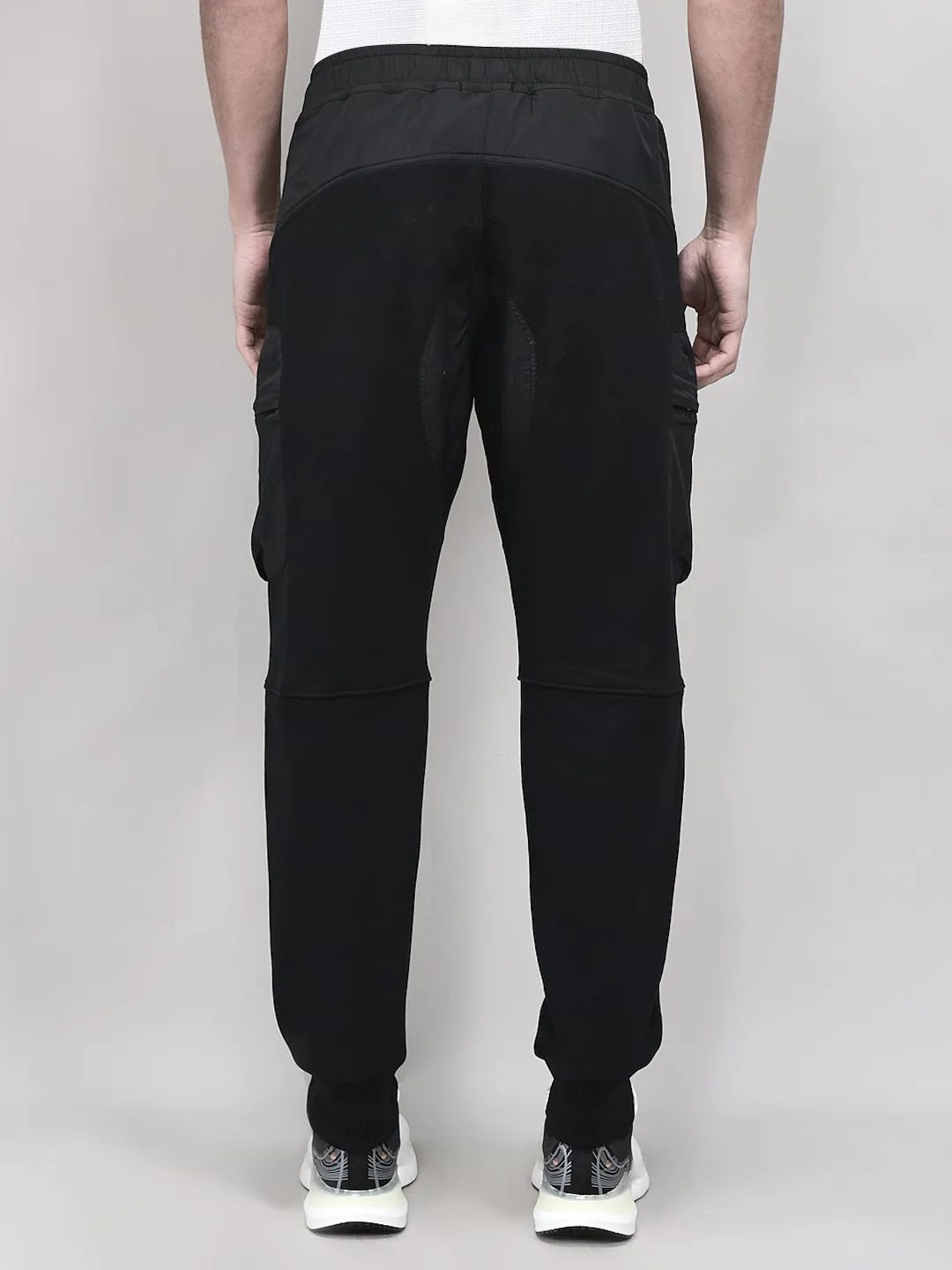 Premium Design Men Black Track Bottom - Thumbnail 6