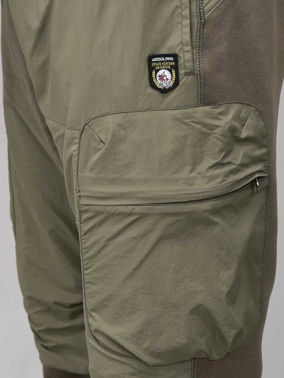 Premium Design Men Olive Track Bottom - Thumbnail 6