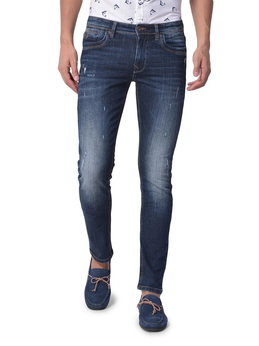 Dark Blue Jeans for men - Thumbnail 2