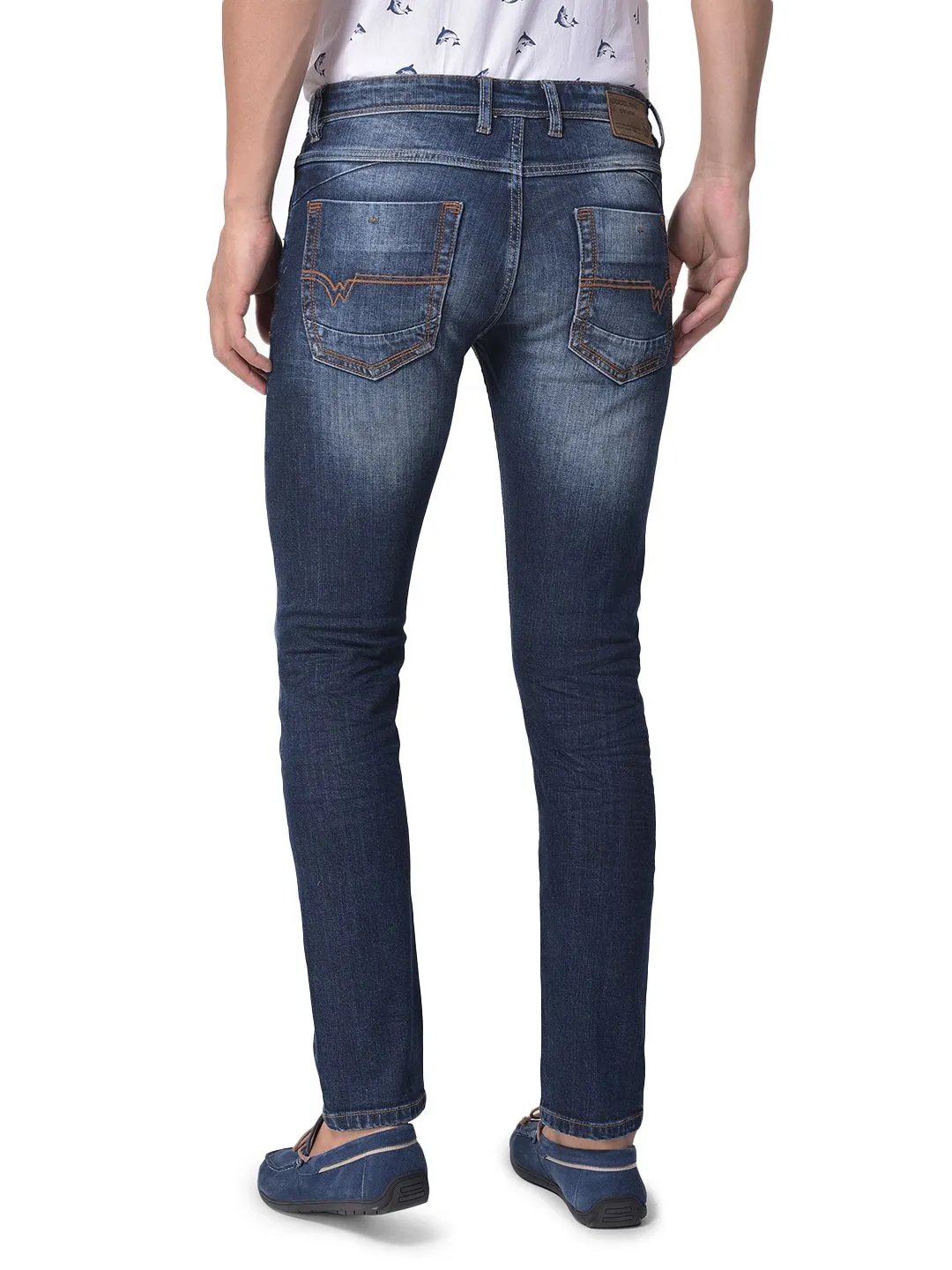 Dark Blue Jeans for men - Thumbnail 4