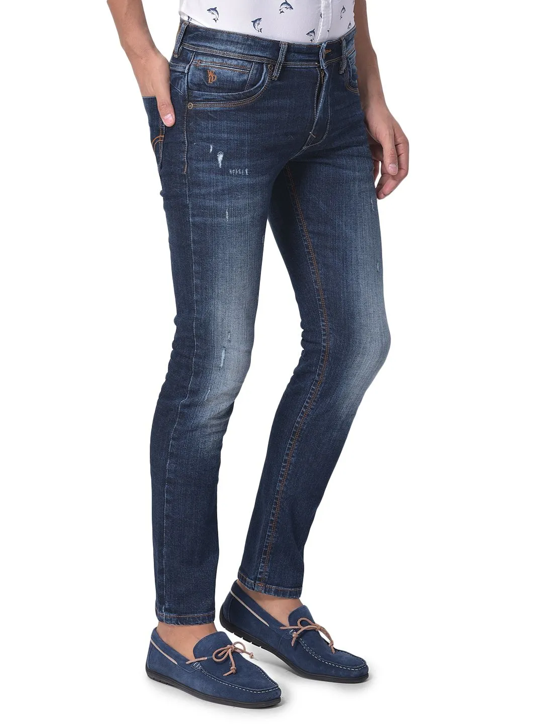 Dark Blue Jeans for men - Thumbnail 6