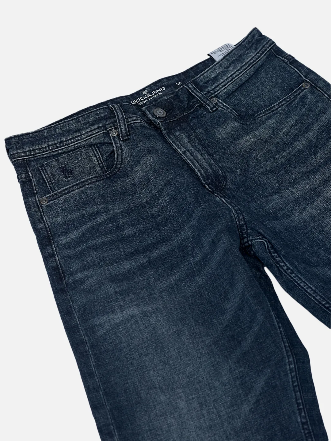 Woodland Men Indigo-Blue Denim Trouser 5