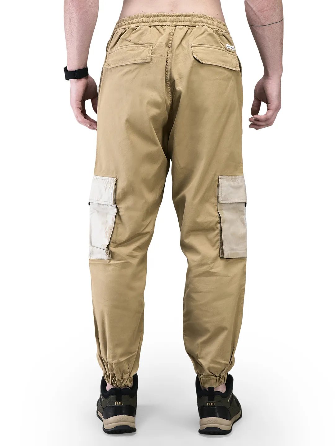 Khaki jogger pants - Thumbnail 8