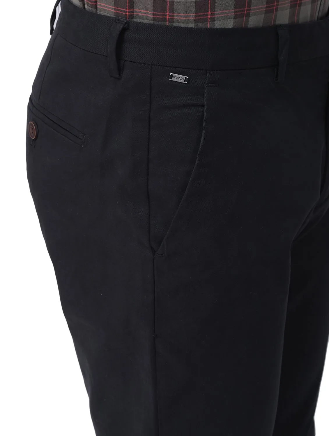 Black chino trouser for men - Thumbnail 3