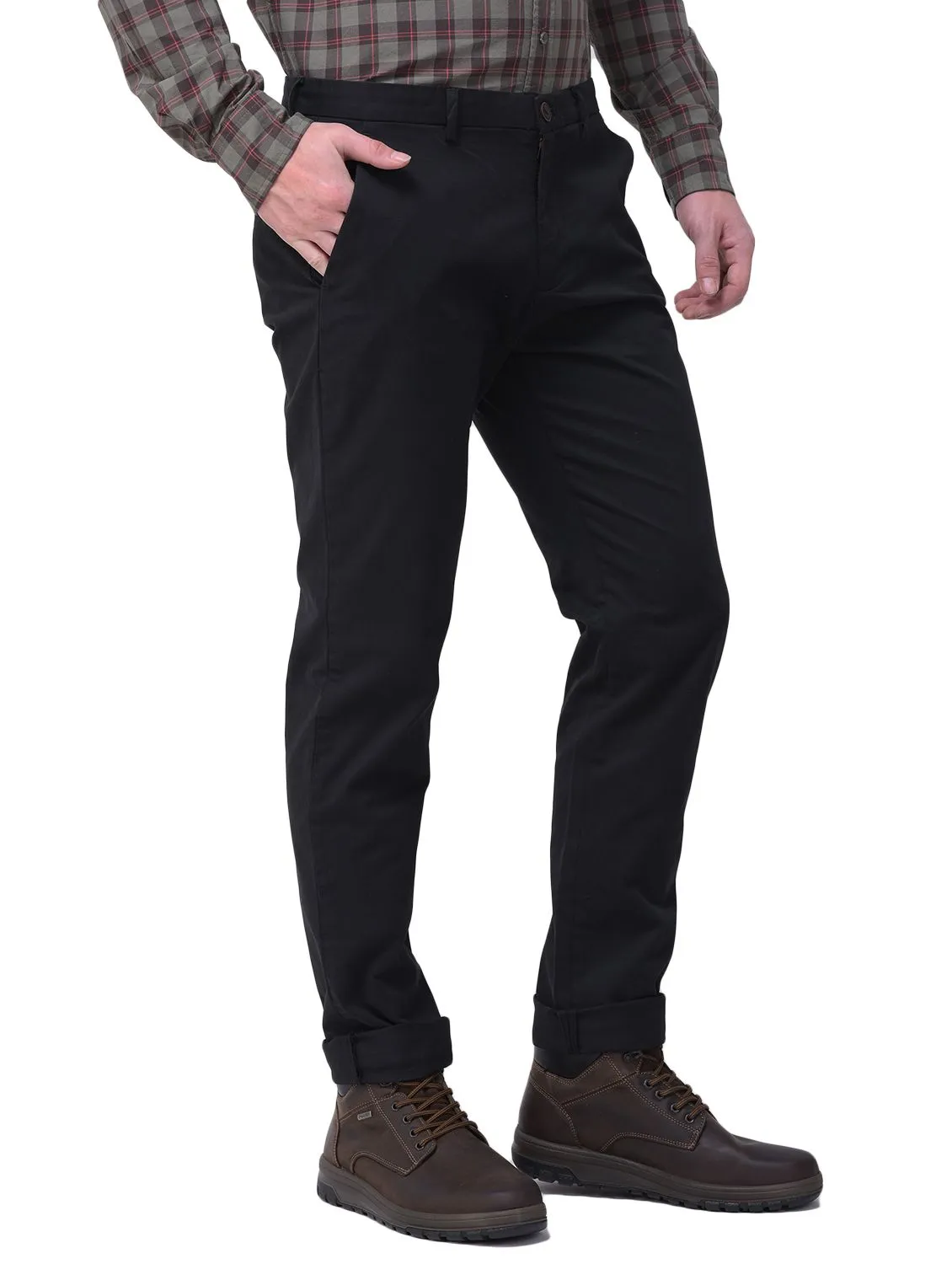 Black chino trouser for men - Thumbnail 6