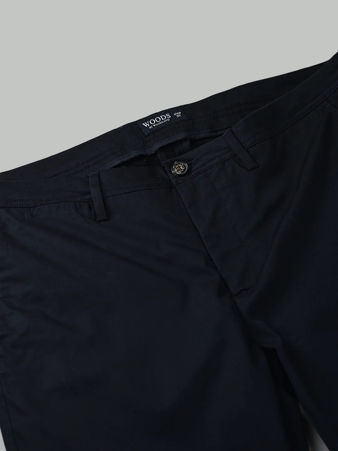 Woods Navy Chinos For Men - Thumbnail 5
