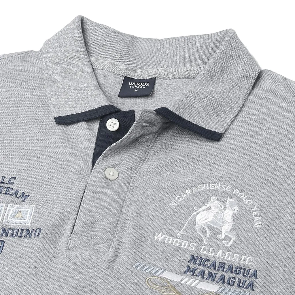 Mgrey Polo Shirt for Men - Thumbnail 4