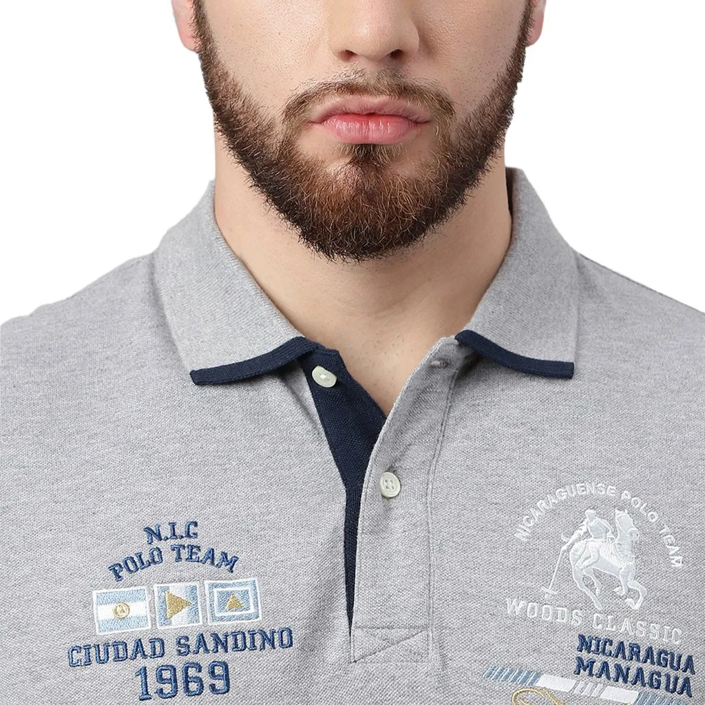 Mgrey Polo Shirt for Men - Thumbnail 5