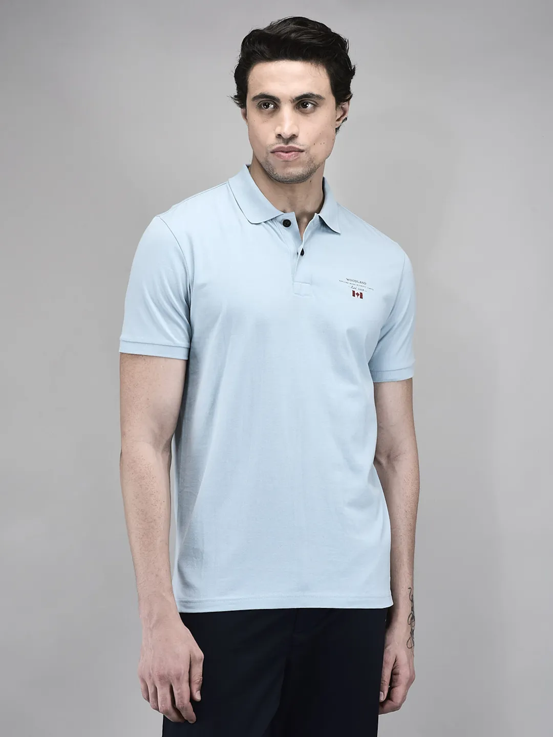 woodland-men-sky-blue-cotton-hs-polo-t-shirt