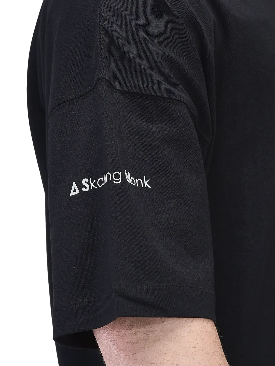 Black round neck t-shirt - Thumbnail 6