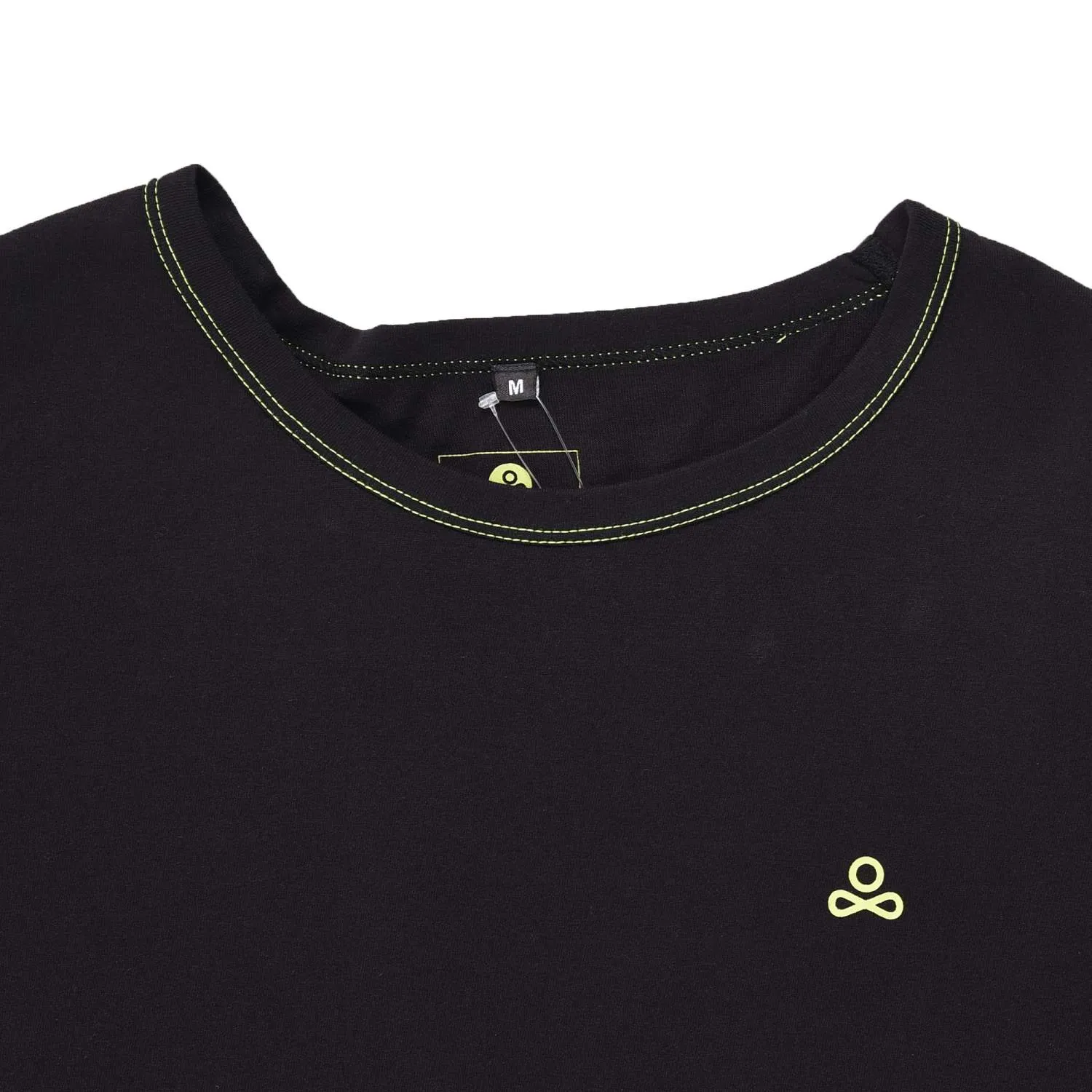 Black/Neon round neck t-shirt - Thumbnail 11