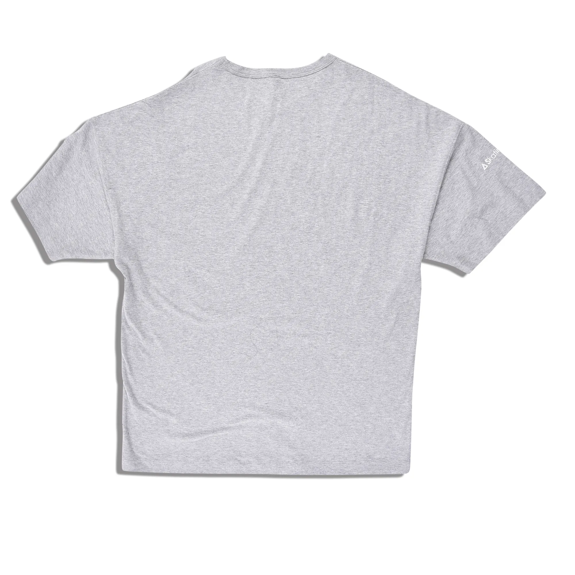 Grey round neck t-shirt - Thumbnail 9
