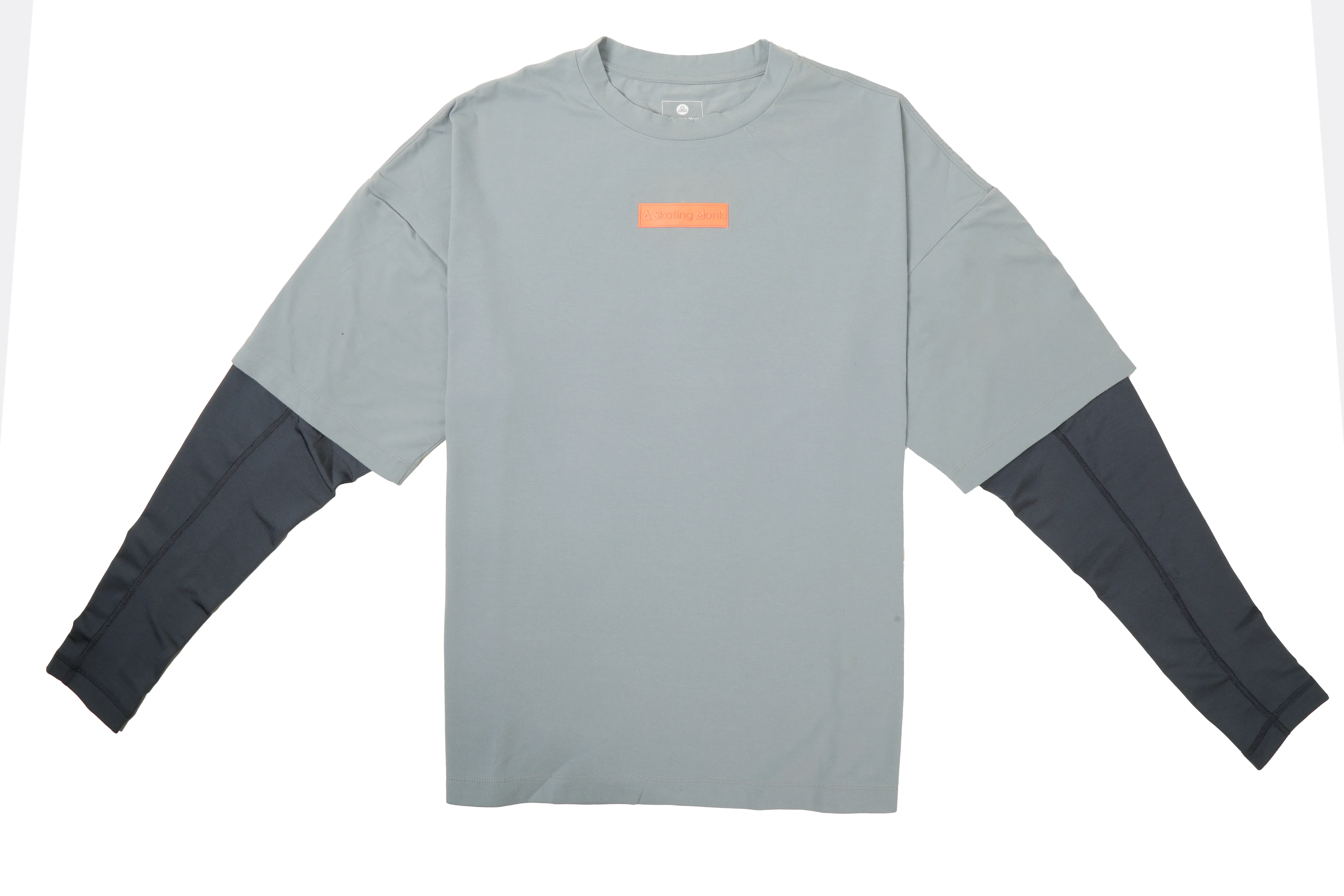 Urban Mist Light Grey Round Neck T-Shirt - Thumbnail 7