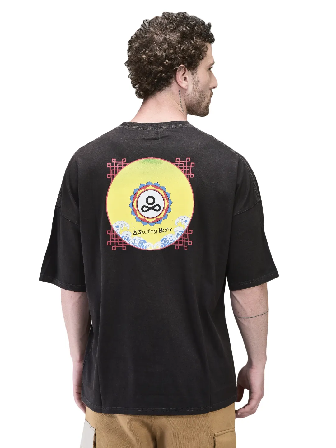 Shadow Street Dark Grey Round Neck T-Shirt - Thumbnail 7