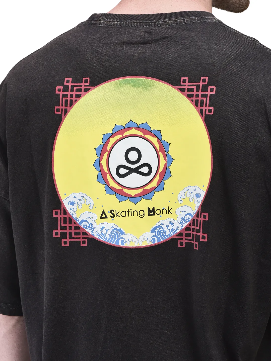 Shadow Street Dark Grey Round Neck T-Shirt - Thumbnail 8