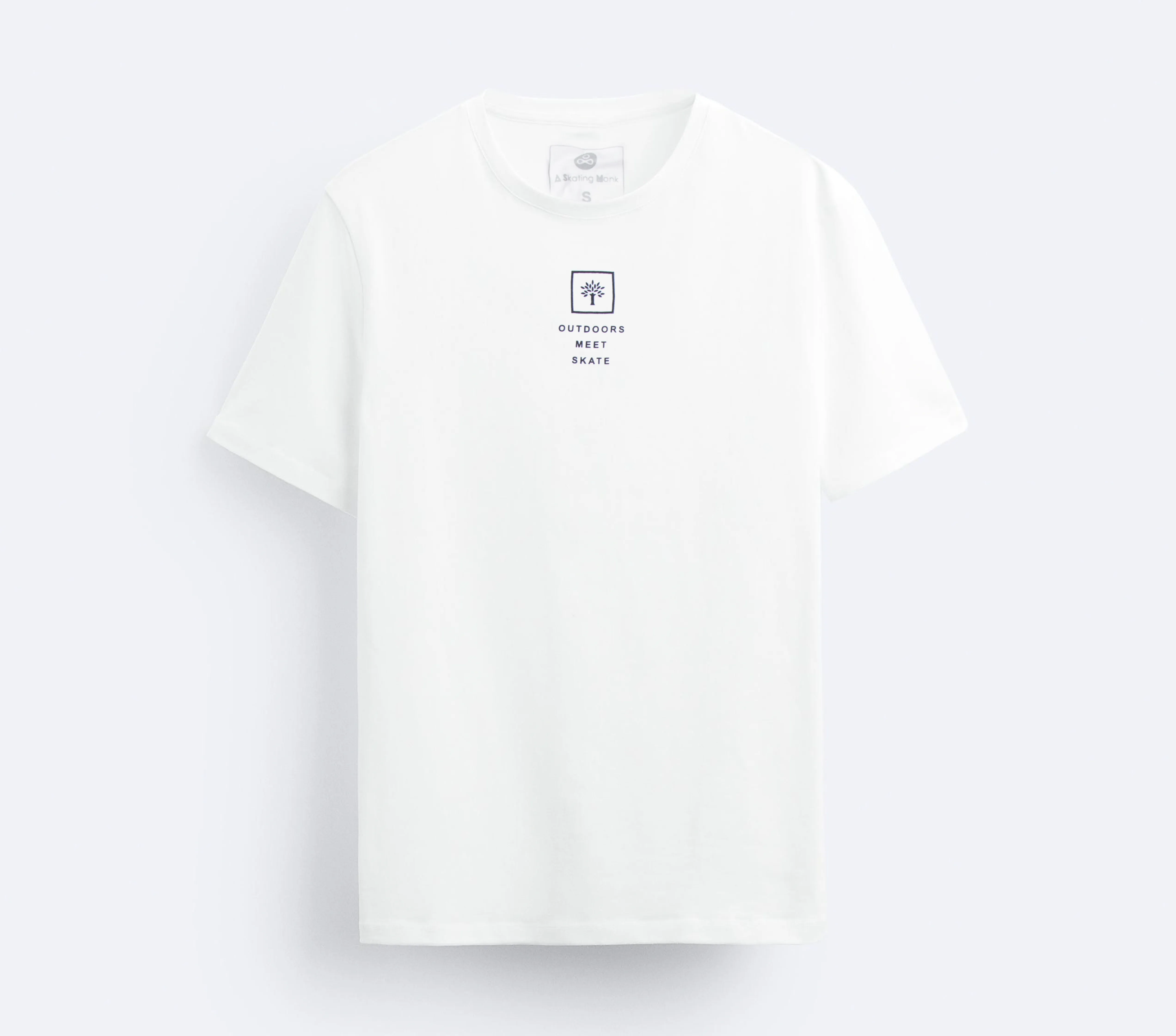 Urban Classic White Cotton Round Neck T-Shirt - Thumbnail 6